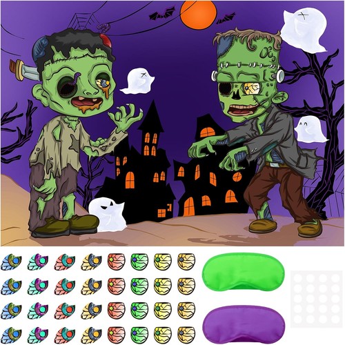 Halloween zombie party games - halloween,